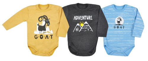 Mountains Koala Body z długim rękawem - niebieski