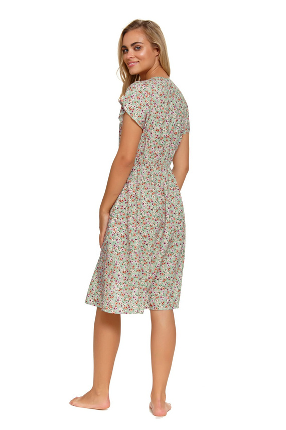 TW.5136 Koszula Nocna Doctor Nap - green flowers