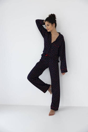 Sophia Piżama damska Sensis -granatowy