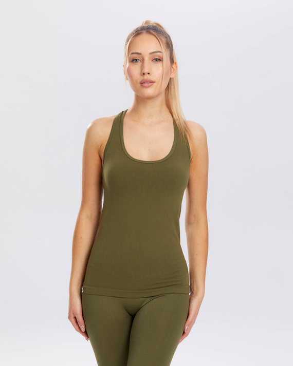 Adapt Tank Top koszulka bez rękawów Spaio khaki