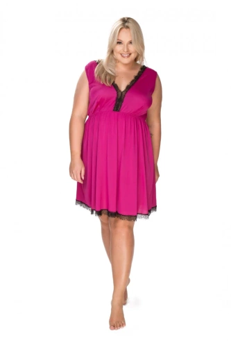 86604 Aveline koszula nocna Mewa fuksjowy