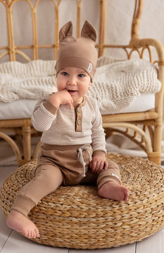 "Giraffe" Makoma Body polo z długim rękawem