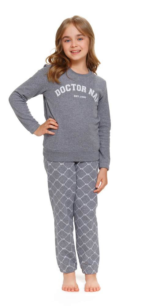 Piżama dziecięca 5243 Unisex Doctor Nap - grey