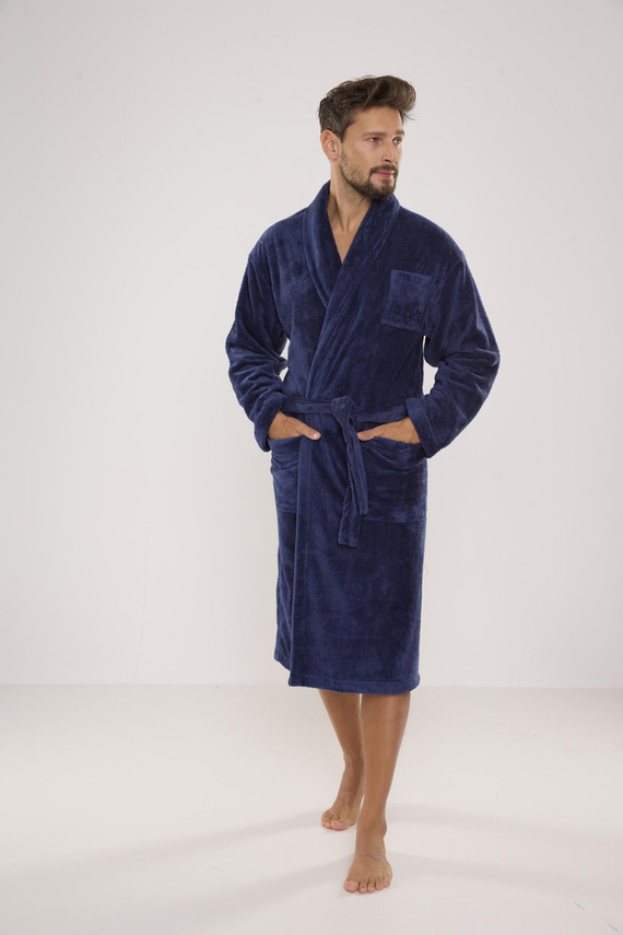 811 Plusz szlafrok męski De Lafense - jeans