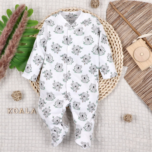 ABN-5206 Pajac niemowlęcy Nini Sweet Koala 100% bawełna organiczna