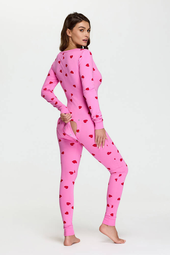 24 Serca Kombinezon damski Bonamera różowy