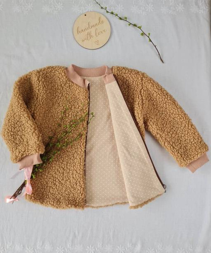 3435 Sophie Marija Futerko baranek - ciemny beż