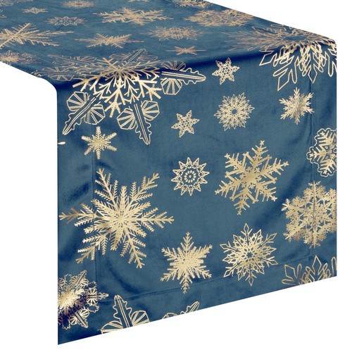 Joy obrus bieżnik świąteczny Eurofirany niebieski