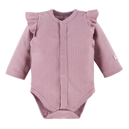 Body z długim rękawem rozpinane "Simply Comfy" Ewa Klucze- wrzos