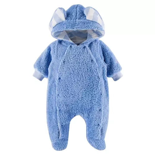 Mellow Eevi Pajac z kapturem -  niebieski