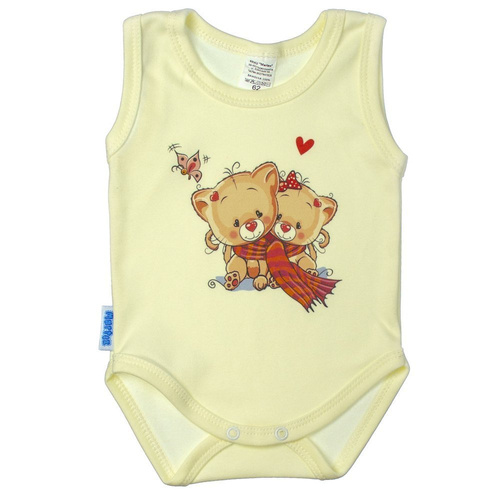 Koala Martex body niemowlęce ramiączkach turkusowy