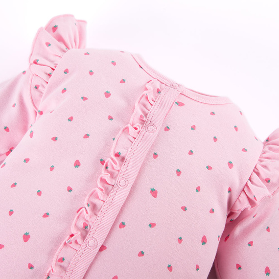 Pajac bez stópek Strawberry & Love Eevi- róż