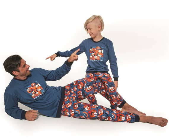 976/123, 776/123 Pumpkin Cornette Piżama dla chłopca - jeans