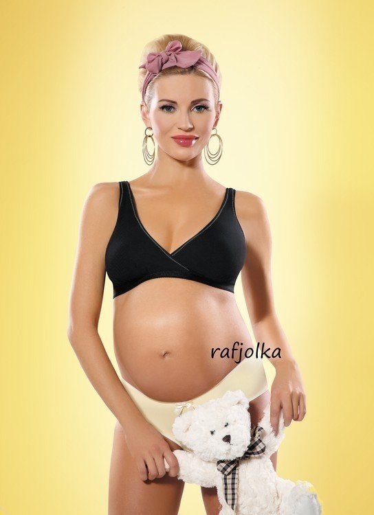 Lilly biustonosz ciążowy i do karmienia czarny