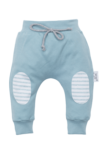 "SWEET DREAMS" Makoma Spodnie niemowlęce dresowe turkusowy