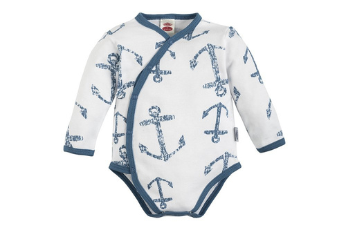 "BLUE SEA" Makoma Body baby z długim rękawem paski