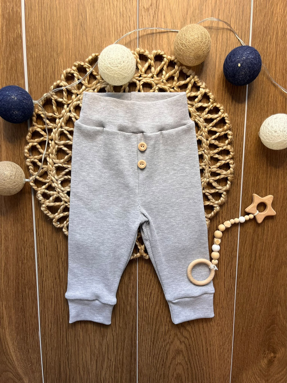 LJ816 Mamatti Legginsy dziewczęce dzwony - brązowy