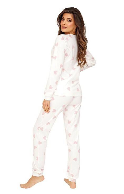 Sweet Long Piżama damska Donna ecru