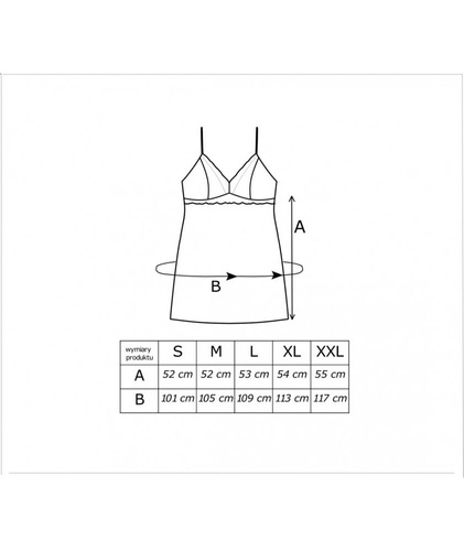 Gabi koszulka nocna Donna - czarny