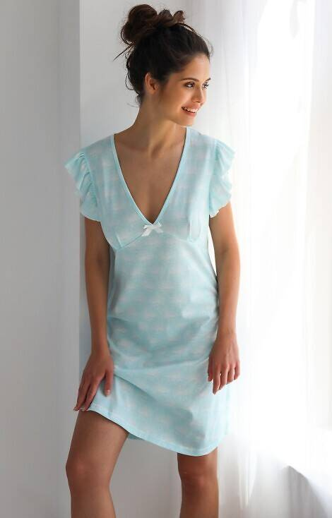 Sensis Greta koszula nocna - miętowy