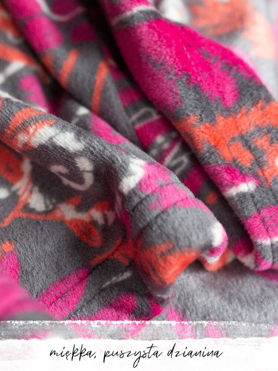 LGD 782 Szlafrok Damski Key - mocca/wzór