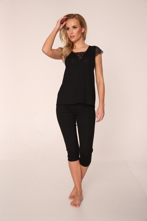 341 Fanny Piżama Damska Forex - czarny