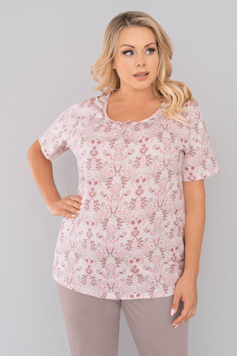 Kalmia Piżama Damska krótki rękaw, 3/4 spodnie Italian Fashion- druk