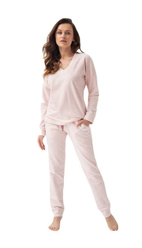 333 Piżama Damska Luna- kremowy