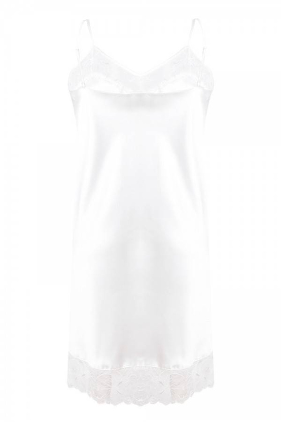 Milan Koszulka satynowa damska DKaren - biała