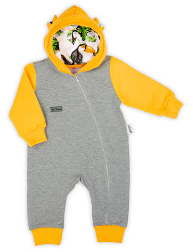 186271 Tukan Nicol Pajac dresowy z kapturem