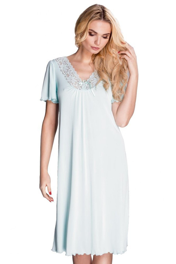 6076 Doris halka koszula nocna damska Mewa burgund