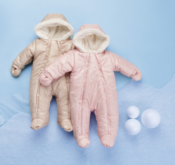 Kombinezon zimowy niemowlęcy Winter Pinokio - beżowy