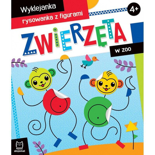 AKS351-6 Książeczka zwierzęta w zoo Aksjomat