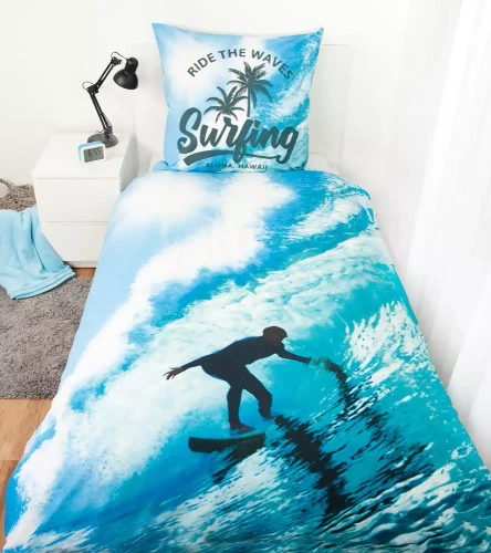 Surfer Hawaje Herding Pościel dziecięca bawełniana