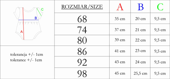 Rampers z krótkim rękawem 212152 Tola Nicol