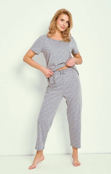 3325 Meg Piżama Damska Taro- szary