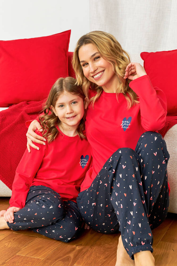 7130 Piżama Damska Doctor Nap - hearts