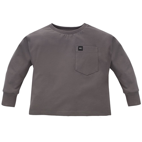 Teo Pinokio Bluzka dla chłopca - grafit