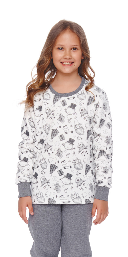 Piżama dziecięca 4548 Unisex Doctor Nap - snowman