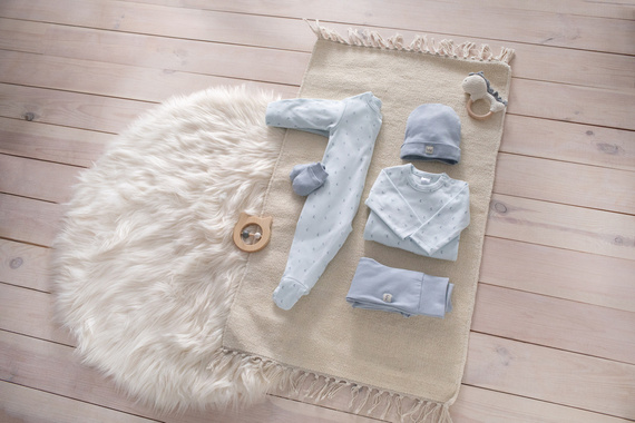 Hello Pinokio Body z długim rękawem - niebieski