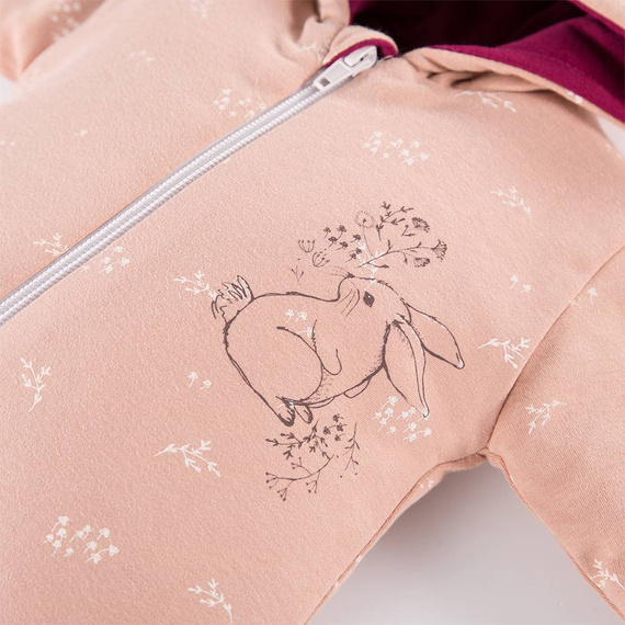 Bloom Eevi Dresowy Pajac z kapturem - beżowy