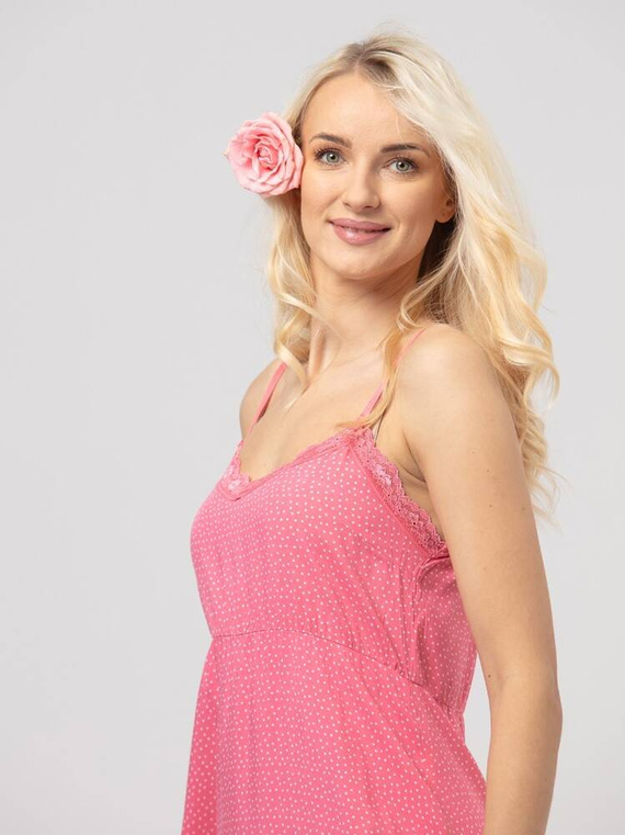 LND 562 Koszula damska Key różowy