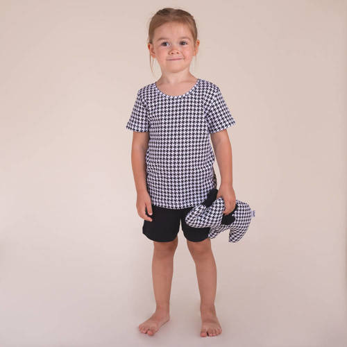 Komplet bluzka kr. rękaw + spodenki 198037 Viki Nicol