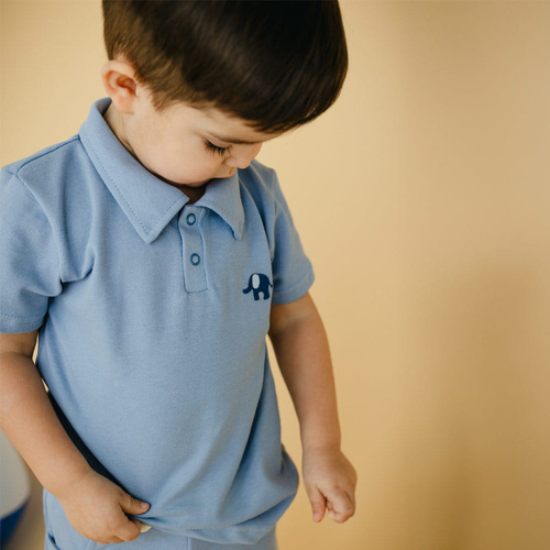 Nature Ewa Klucze T-shirt polo dla chłopca - jeans