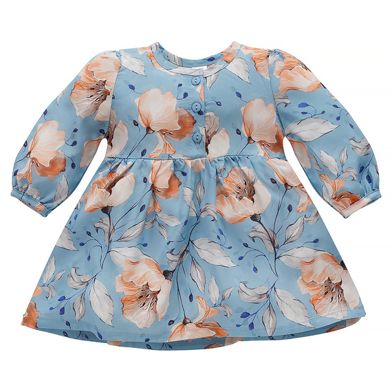 Imagine Pinokio Sukienka, długi rękaw - niebieski