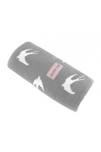 2108 Doctor Nap Kocyk bambusowy Swallow - grey