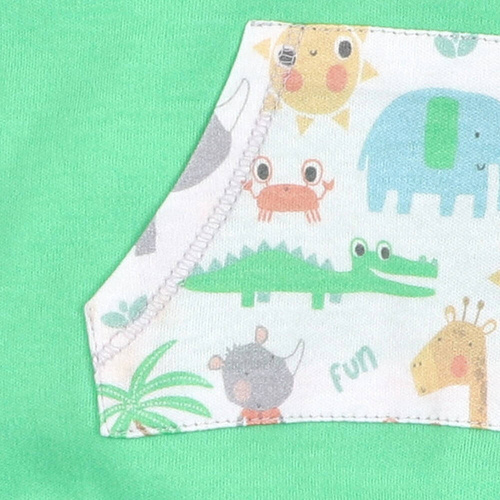 Sawanna Śpiochy z bawełny organicznej Nini zielony