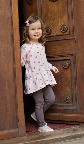 Julia Pinokio Tunika z nadrukiem - róż druk