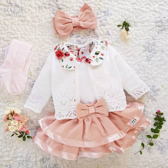 1726 Cherry Spódniczka Marija - różowy