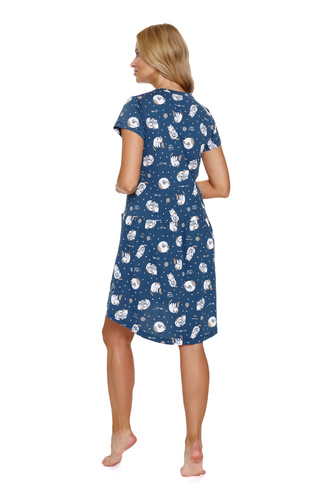 Koszula Nocna 9444 Doctor Nap - cats (niebieski)